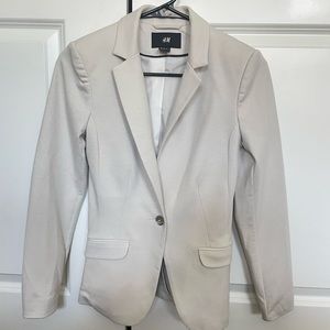 H&M off white blazer
